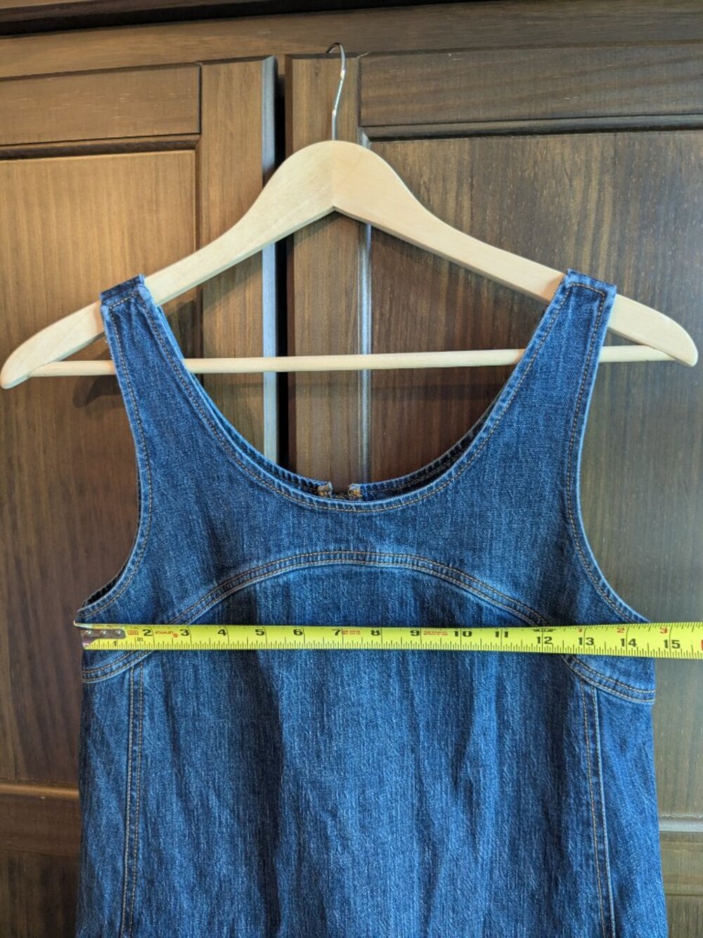 Pilcro Sleeveless Denim Dress - Size 2 - Picture 5 of 6